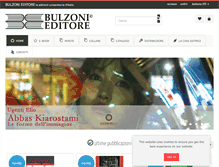 Tablet Screenshot of bulzoni.it